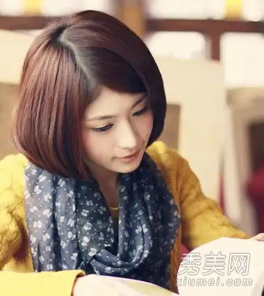 女孩短发风格的冬季选择
