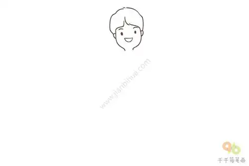 帅气的男教师简笔画图片
