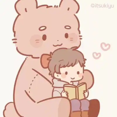 情侣头像孩子萌娃一左一