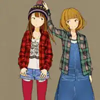 三个人头像女生动漫微信头像图片大全

