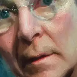 这个肖像真的画得很厉害手残党表示很羡慕
