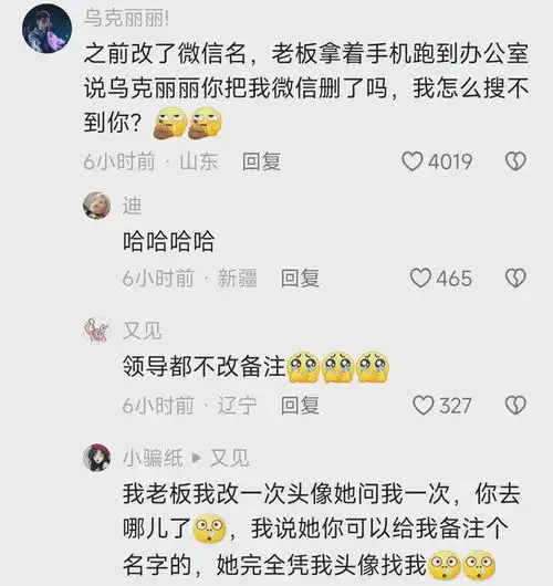 原来真的有领导天天叫人id聊天,评论区笑死我了
