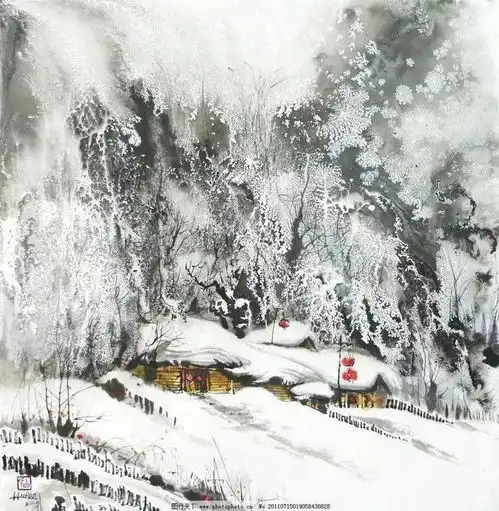 冷门佳作大雪冷门古诗词集萃,意境优美,珍藏图片
