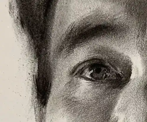 第三一集朱传奇教你画亲和面善的侧光源男中年素描头像

