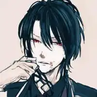 恶魔红眼头像男生微信头像图片大全
