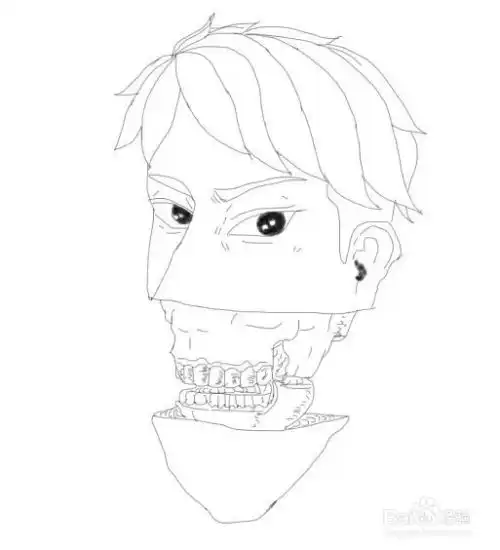 简笔画科幻人物头像是怎么画的
