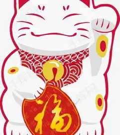 手绘红色可爱招财猫素材图片免费下载高清装饰图案png千库网图片编号1218839

