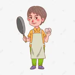 卡通手绘人物煎鸡蛋男孩素材图片免费下载高清psd千库网图片编号12288849
