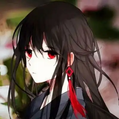 动漫女生头像高冷侧脸