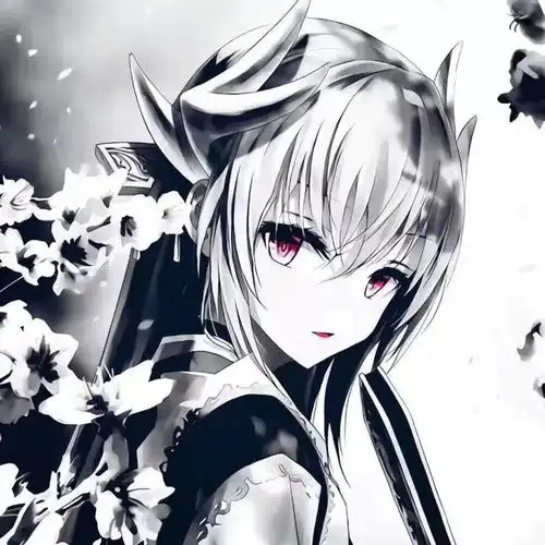 女生高清动漫ins头像高冷系黑暗系丧系酷的霸气超拽冷酷图片
