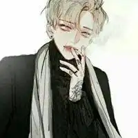 动漫头像男生冷酷吸烟微信头像图片大全
