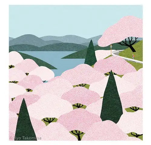 插画介绍一个画遍了日本风景和日常的男子给你认识
