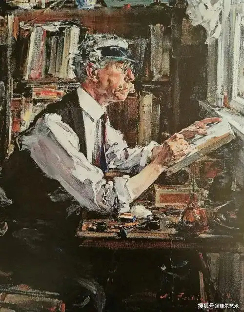 风格独特的绘画艺术家尼古拉菲钦的油画作品赏析
