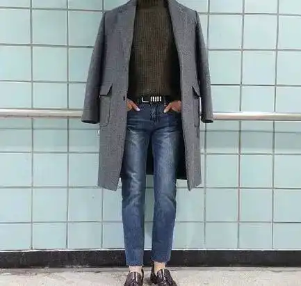 穿长西装的男人,太帅了
