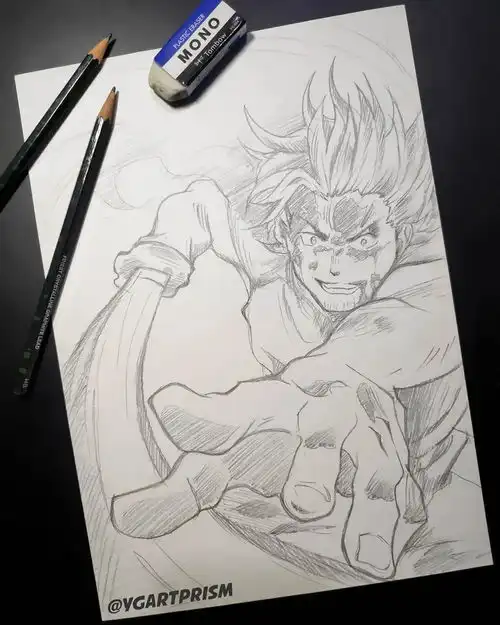 cg原画插画教程火影忍者大佬看这篇超炫酷动漫男生角色手绘
