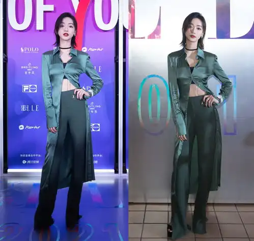 盛典红毯,张婧仪和姑姑周迅撞衫,杨幂用全球首穿的高定锁定焦点
