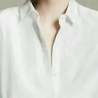 男头白衬衫侧身半身头像
