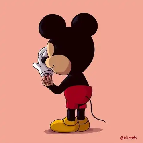 卸下束缚的卡通人物太丧病白雪公主其实是金刚芭比
