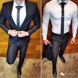 穿搭男士西服着装大全
