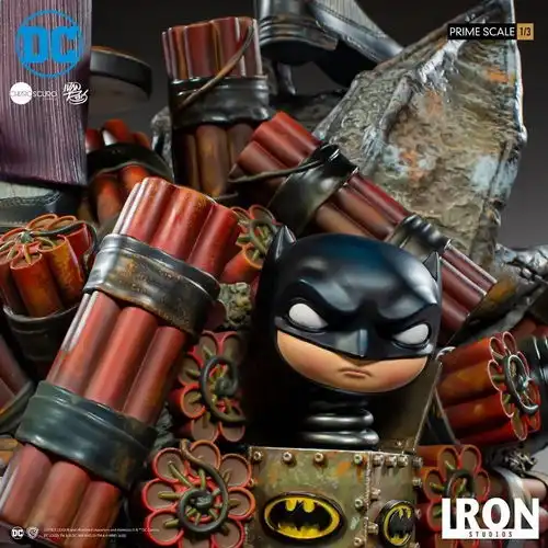 巴西厂ironstudios新品dc蝙蝠侠漫画灭族之灾版小丑雕像
