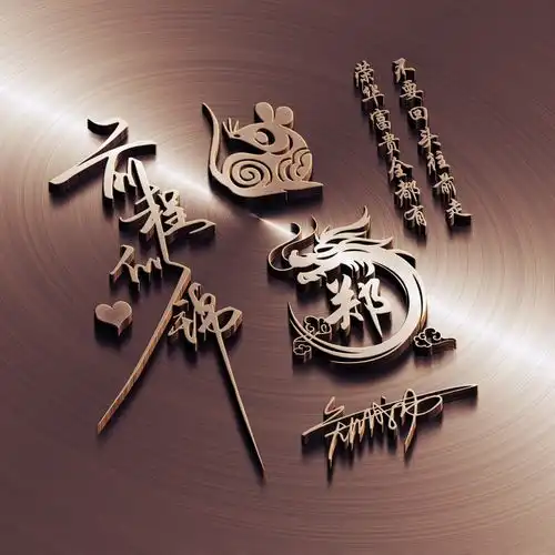 2022最新新年微信头像,3d金属特效个性签名头像,虎年行大运
