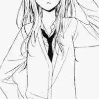 一男一女伤感动漫情侣头像黑白微信头像图片大全
