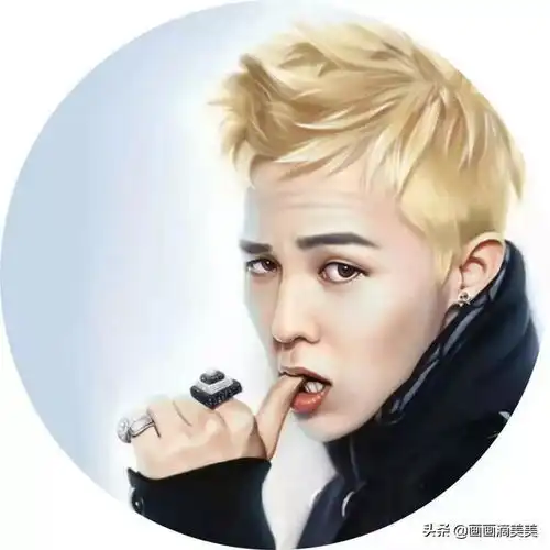 换个头像吧,个性鲜明的真人手绘头像,好多明星都在用
