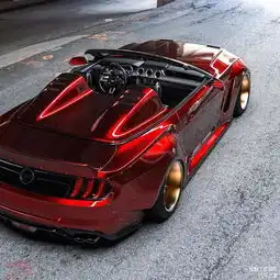 宽体野马将暴力本性展现的淋漓尽致,还有少见的敞篷版本
