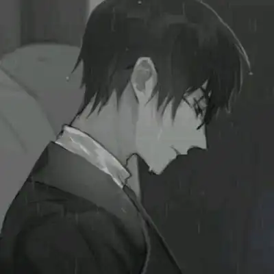 苏辞黑白动漫男头人海十万里卡通动漫头像我要个性网
