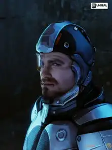 质量效应4男主角曝光玩家虚幻3制人物模型赏
