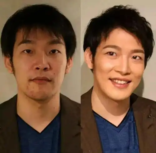 中年男人,化妆好还是不化妆好看完3组对比图,就懂了
