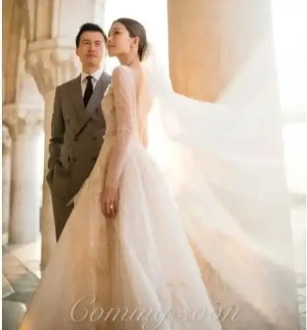 文咏珊婚纱照曝光将和富三代男友结婚,奢华婚宴超越baby
