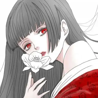 二次元动漫女生头像丧气小萝莉
