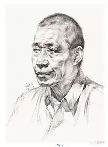素描中老年头像大汇总
