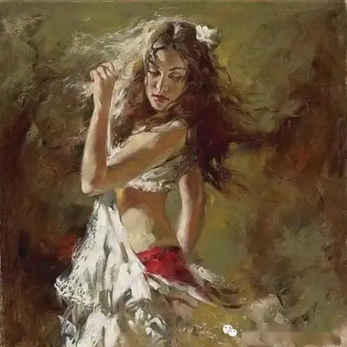 颜值里的华彩美国女艺术家米歇尔的油画作品欣赏
