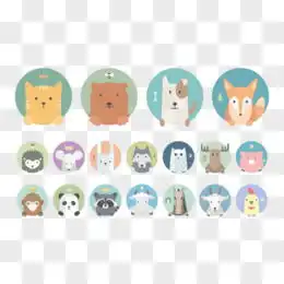 卡通猫狗图片素材免费卡通猫狗png设计图片大全图精灵
