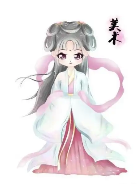 当六门学科拟人化,变成古风萌妹后,语文可爱,数学超高冷拟人化语文美术数学萌妹网易订阅
