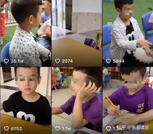 可怕某音网红幼师博主,嘴对嘴亲小男孩称自己在幼儿园可以为所欲为

