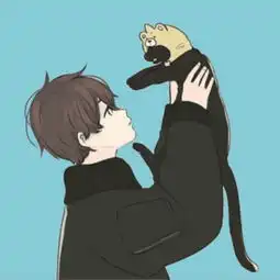 这里有一张男生抱猫的卡通情头,跪求女生部分..谢谢大佬们帮帮忙哇
