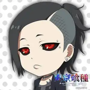 求东京食尸鬼中,呗诗x四方莲示的两张情侣头像
