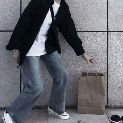 男生部位冷酷头像半身潮流无头图片
