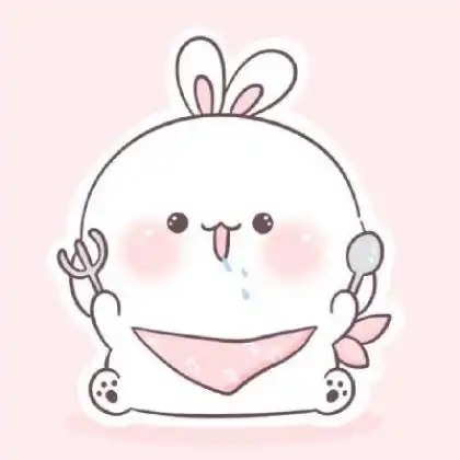 卡哇伊情侣头像一对,超萌版送给爱萌的情侣使用的
