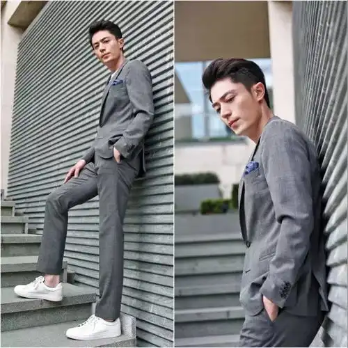 讲真wuli华哥才是行走的西服榜样
