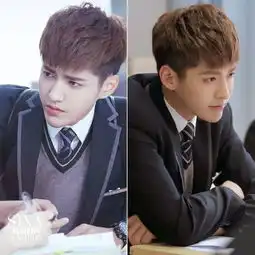 穿对校服西服机车服吴亦凡撩神仙姐姐也能很简单
