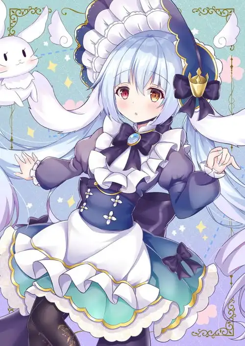 今日壁纸主题拥有异瞳的二次元少女

