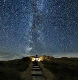 求通往银河系的星路图片无水印高清大图
