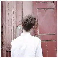 真人背影头像图片男