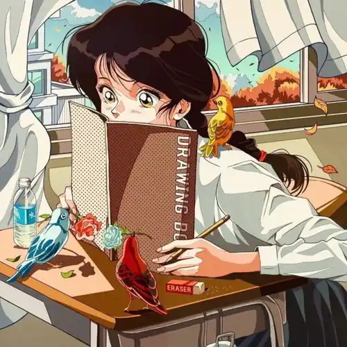 头像复古动漫女头像系列
