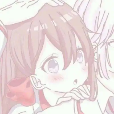 情侣头像卡通呆萌一对两张2020二次元情侣头像一男一女萌
