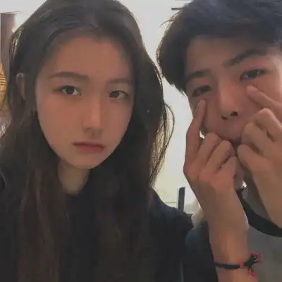 抖音网红情侣头像真人抖音超好看独一无二图片
